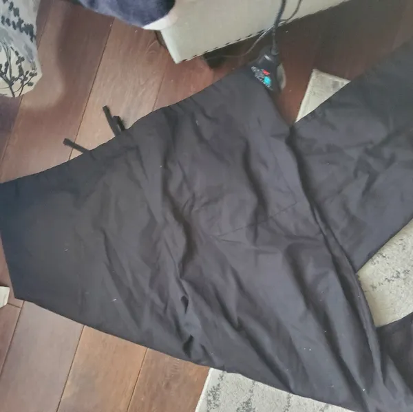Scrubs pants in black basics straight leg size XL New women's - Image 3