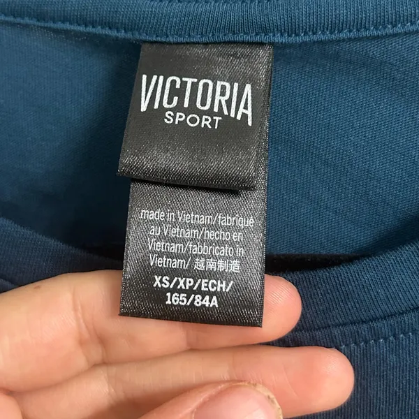 Victoria’s secret sport teal open back active wear top - Image 4