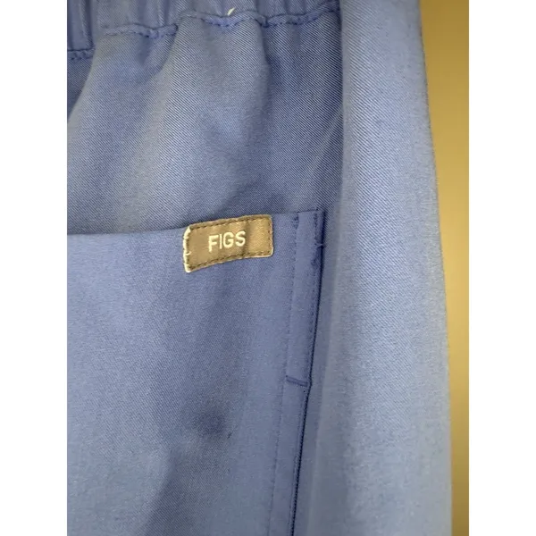FIGS High Waisted Zamora Jogger Scrub Pants Blue Women's Medium Petite Uniform - Image 2