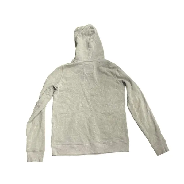 Hollister Embroidered Logo Grey Pullover Hoodie Size Small Streetwear Y2K - Image 2