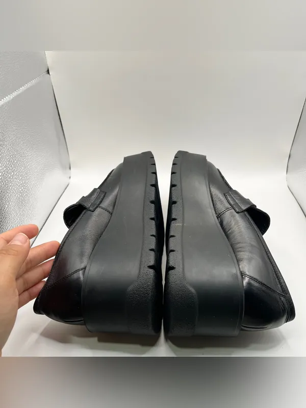 Free People Women's Nico Platform Loafers - Black size 36 US 6 NWOB - Image 10