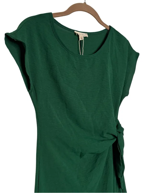 See You Monday Emerald Green Faux Wrap Dress Size XS NWT - Image 6