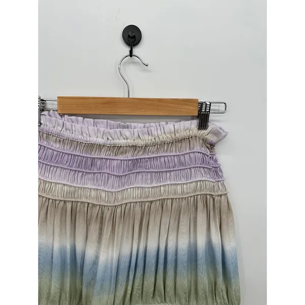 Anthropologie‎ Current Air XS Ombre Smocked Mini Skirt Boho Flowy 2050126-1 - Image 4
