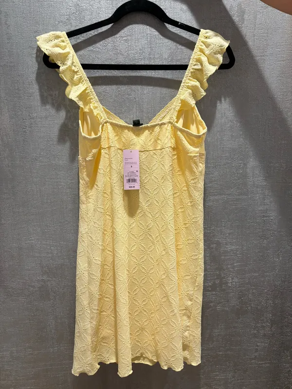 Wild Fable Light Yellow Dress - Image 2