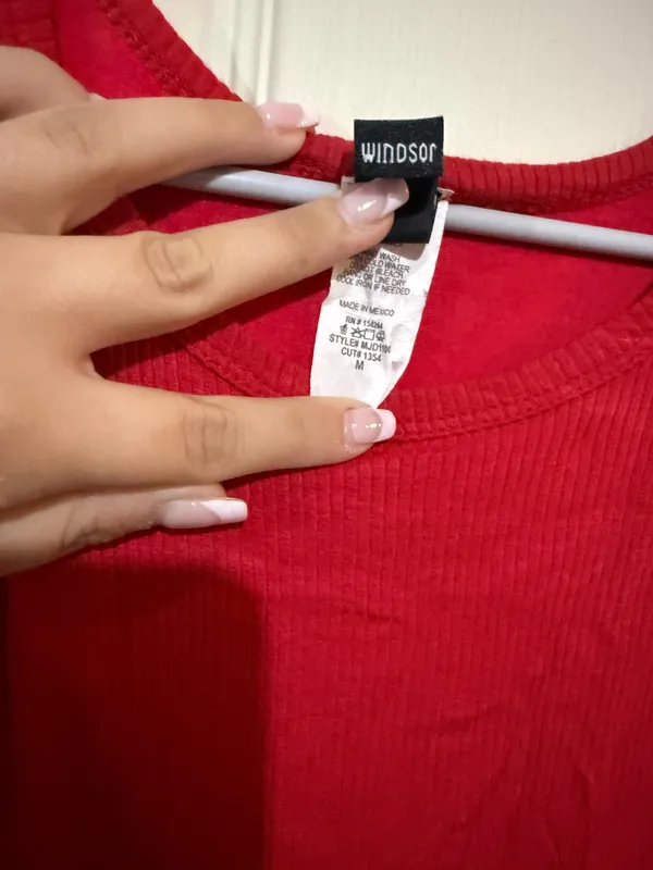 Red Windsor Mini Dress - Image 3