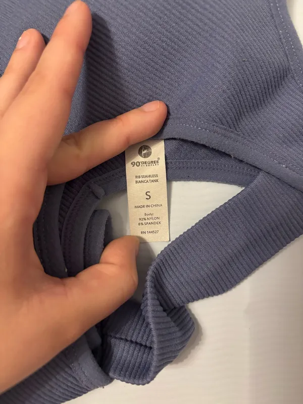 Ribbed Athletic Longline Sports Bra - Image 3