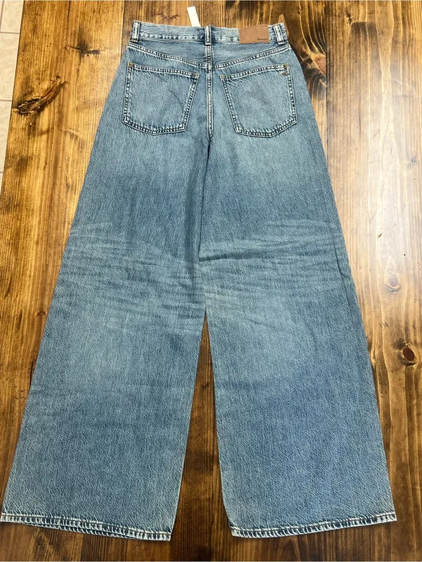 Madewell Superwide-Leg Jeans: Airy Denim Edition Size 25 NWT - Image 8