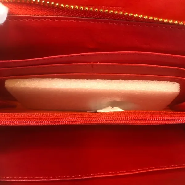 Badgley Mischka Red Wallet Crossbody Bag, Red, NWT - Image 9