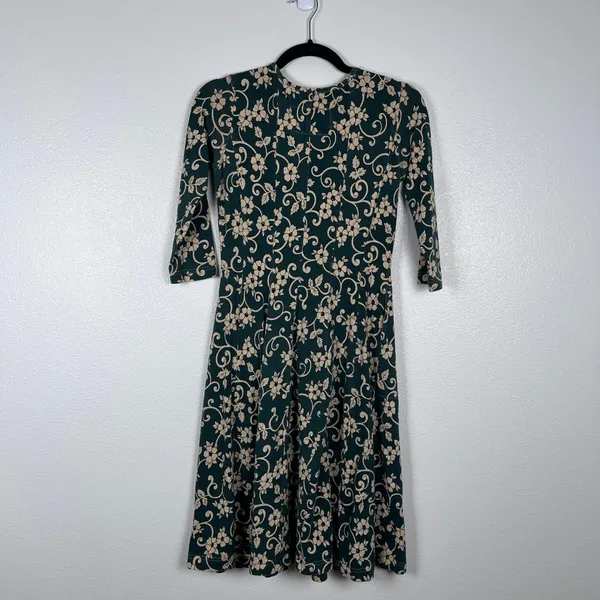 Effies Heart Women's 3/4 Sleeve Floral Dress Sz S - Image 5