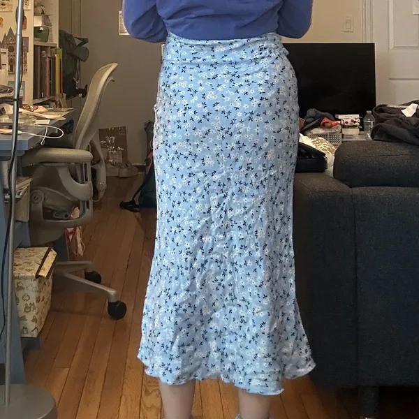 Zara Slip Skirt Blue - Size XS - Image 6