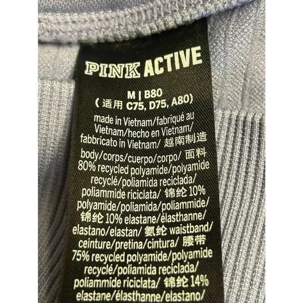 Victoria's Secret PINK Active Periwinkle High Waist 7/8 Leggings Size Medium (89 - Image 4