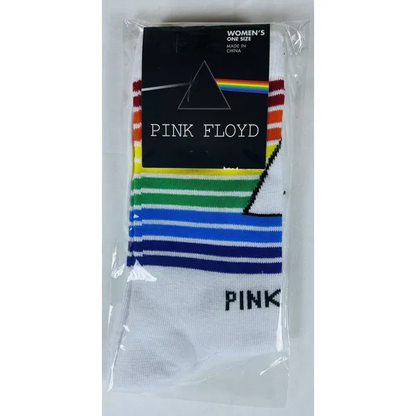 Rock Guitar Crew Socks Women's One Size Pink Floyd Fender Iron Maiden Lot/4 New - Image 3