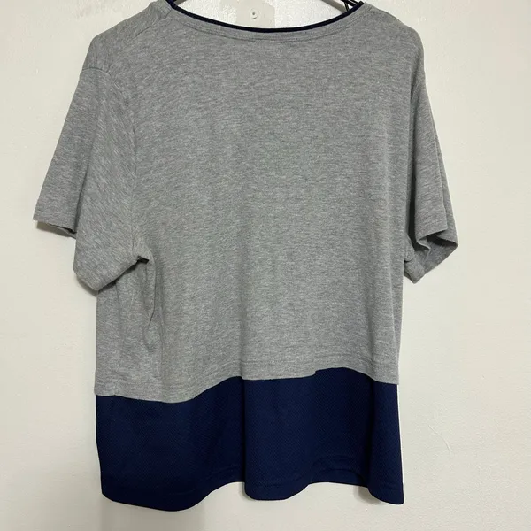 DDisney Eeyore Cheerless Leader Gray Blue Top XL Est - Image 2