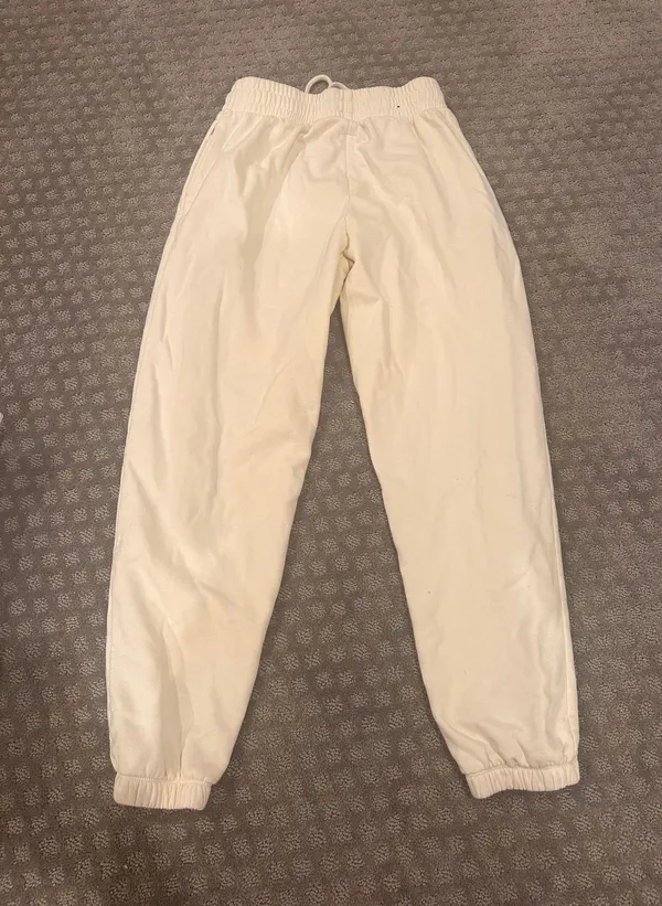 Garage White Sweatpants - Image 2