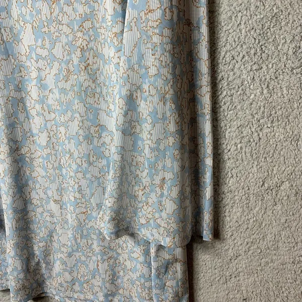 Gabrielle Union Fashion to Figure Dress 0 (XL/12) Blue Bell‎ Sleeve Oversized - Image 9