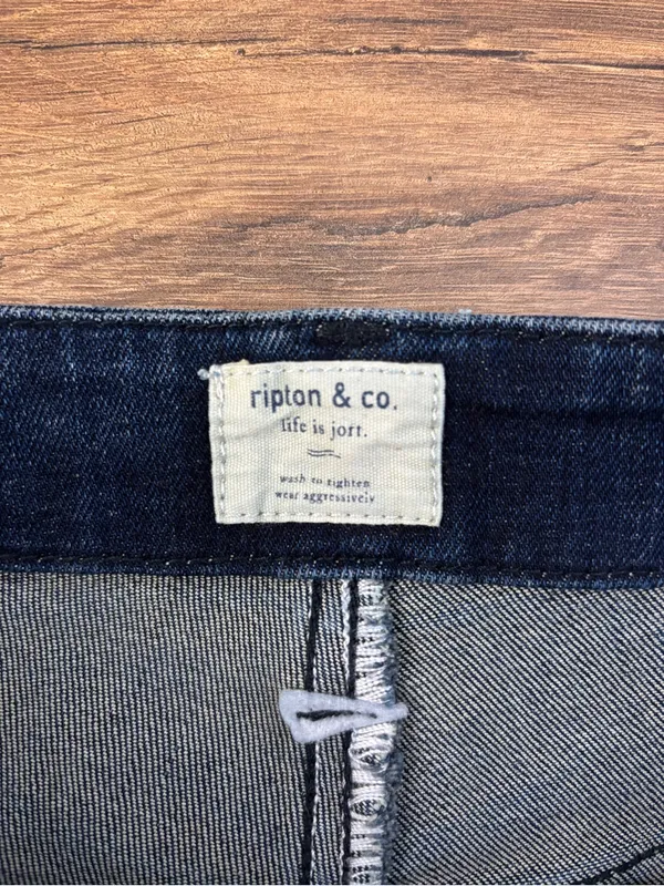 Ripton & Co Jeans Hiker Blue Denim Cargo Pocket Women’s - Image 3