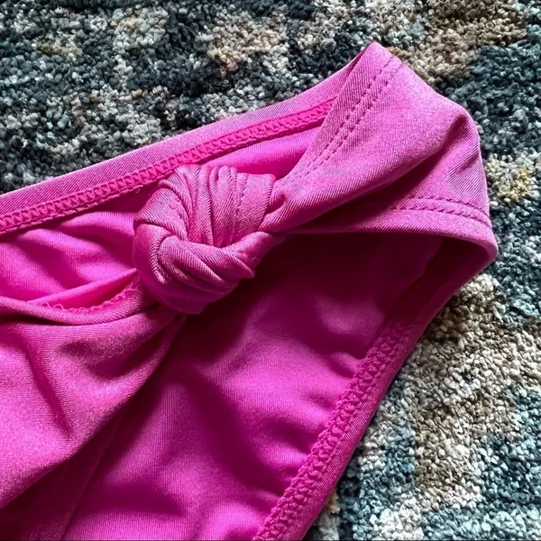 Kendall & Kylie Hot Pink Bikini Bottoms Medium - Image 7