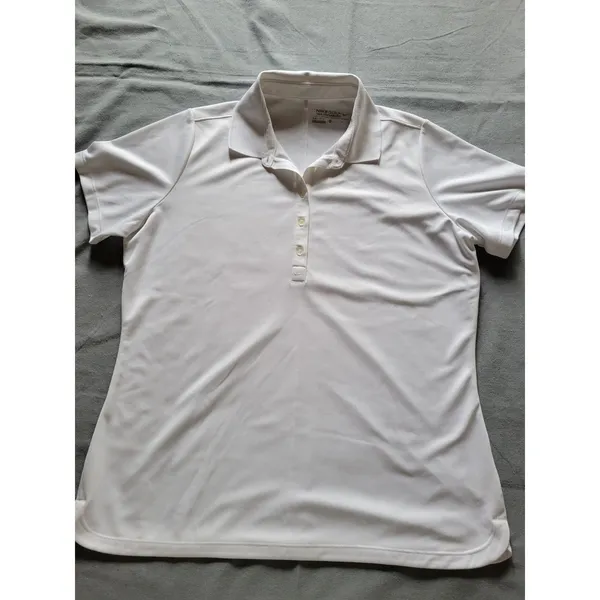 Womens Nike Golf Polo Shirt Size X Large Dri-Fit White New Not Tags - Image 4