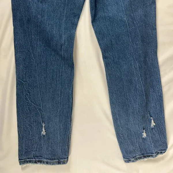 Abercrombie Curve Love High Rise Mom Jeans 29 8R Distressed - Image 11