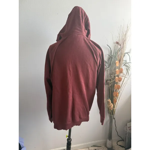 Gymshark Maroon Long Sleeve Hoodie Sweatshirt Womens Size S‎ - Image 2
