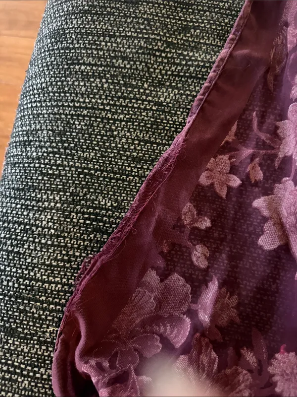 torrid Plum Floral Velvet Draped Kimono Wrap - Image 9