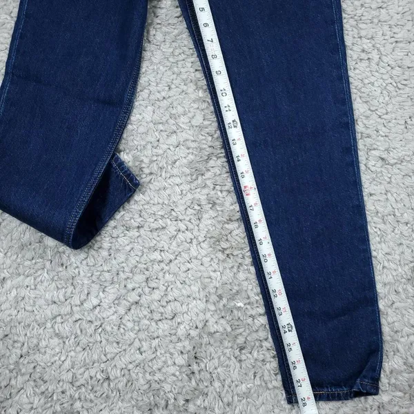 Levi’s Premium 80's Mom Jeans High Rise Tapered Dark Wash Blue Size 23 x 28 - Image 12