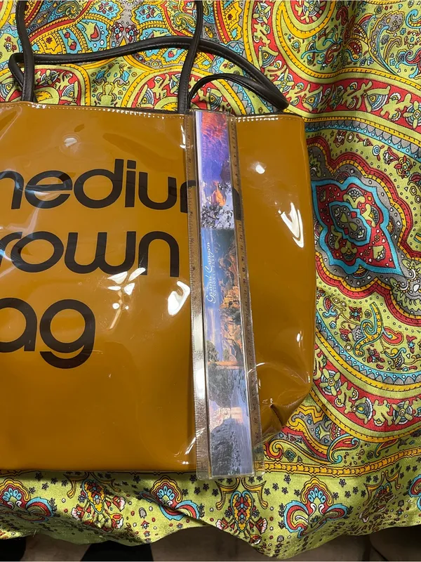 Bag Glossy Tan Tote - Image 6