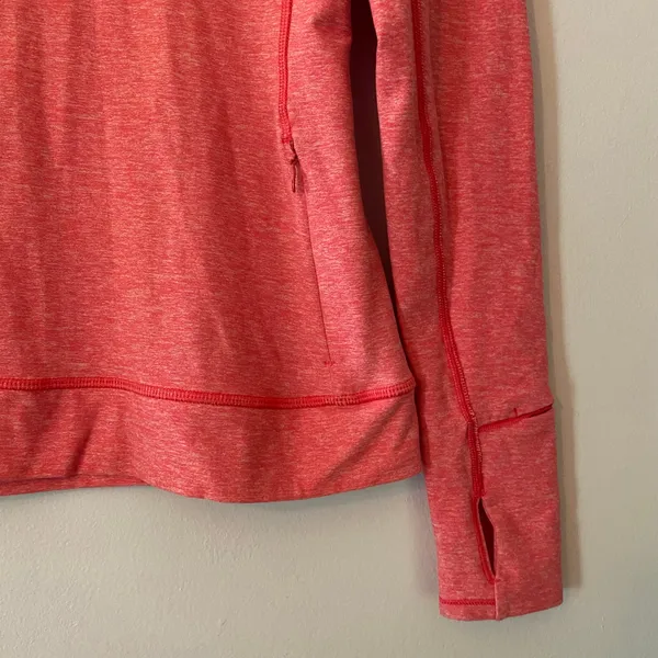 Lululemon Heathered Pink Long Sleeve Crewneck Shirt Athleisure Women's size 6 - Image 5