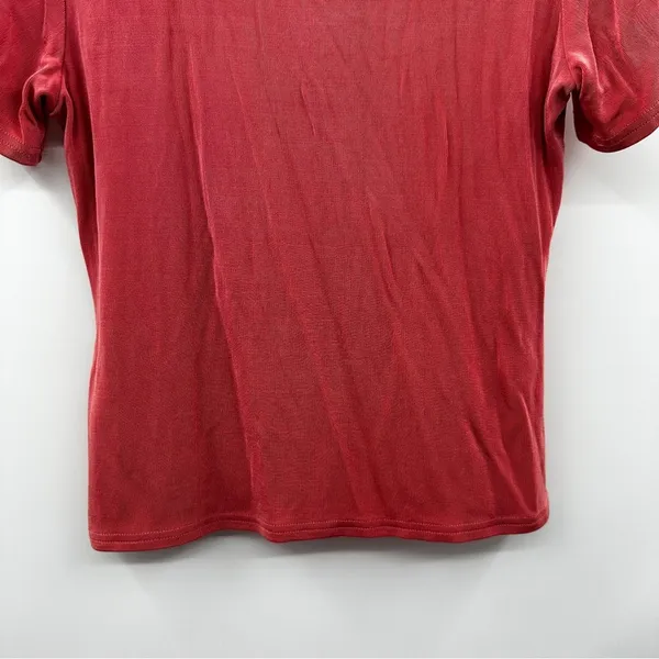 Double D Ranch Coral Pink Short Sleeve Basic Tee Shirt Size XS‎ - Image 3