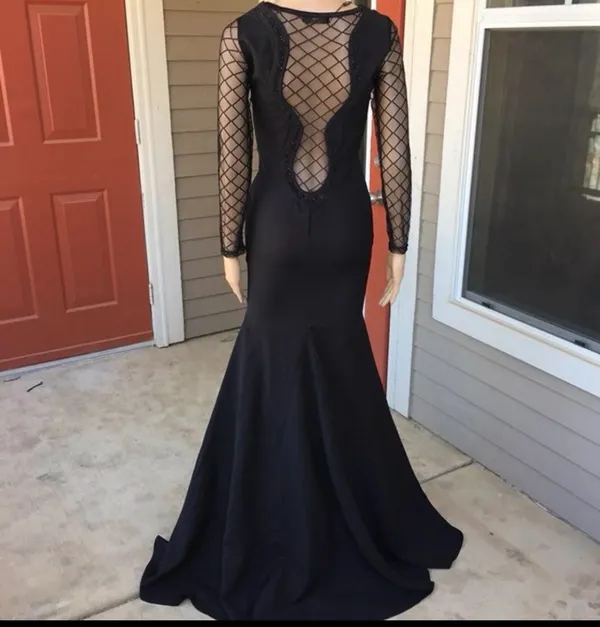 Elegant Black Long - Image 4