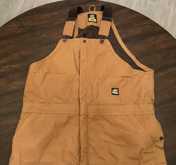 Berne Men's Deluxe Work Overalls Insulated Bib Size 2XL - Image 2