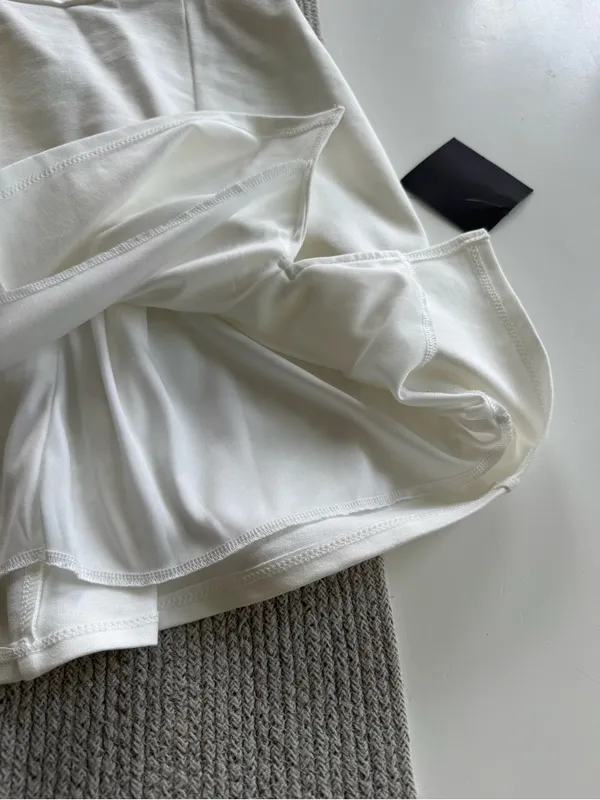 Lulu's White Square Neck Mini Dress Size Large NWT - Image 8