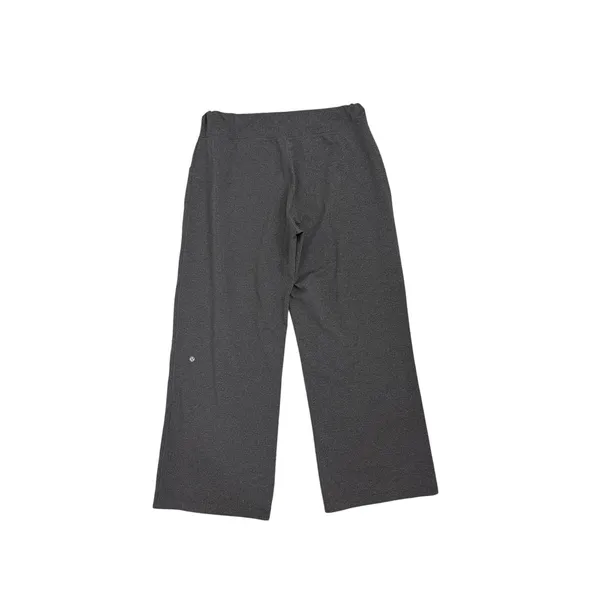 Lululemon Straight Leg Casual Gray Sweatpants Baggy Loose Fit Size Women's 12 - Image 2