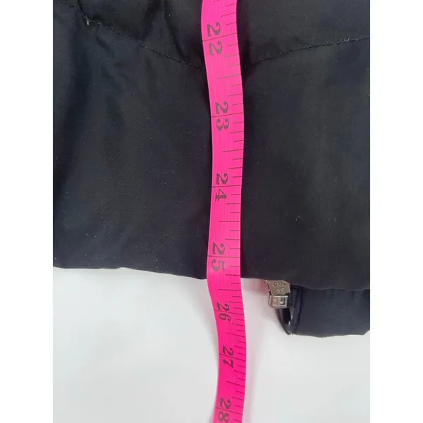 Kenneth Cole Reaction Black Down Puffer Jacket‎ Women Small Chevron Quilted Coat - Image 6