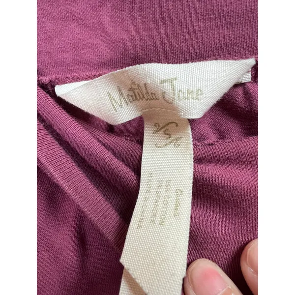 Matilda Jane Dacia Big Ruffle Pants Mauve/Plum Small - Image 2