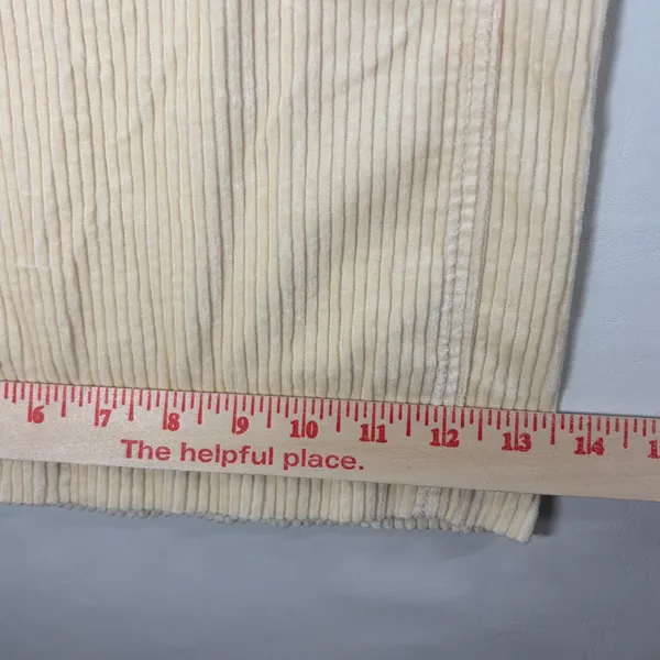 Universal Threads Cream Corduroy Wide Leg Pants High Rise Beige Size 4 NEW - Image 9