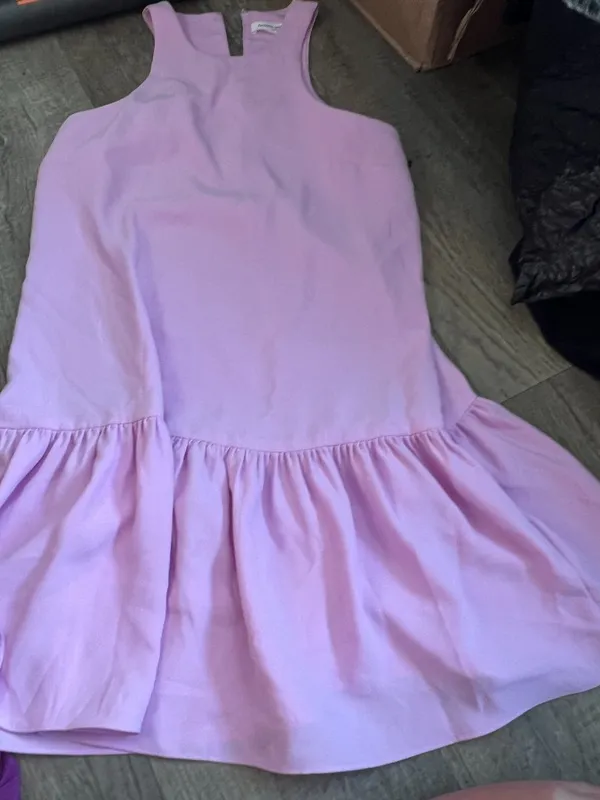 Amanda Uprichard lilac mini dress size small - Image 2