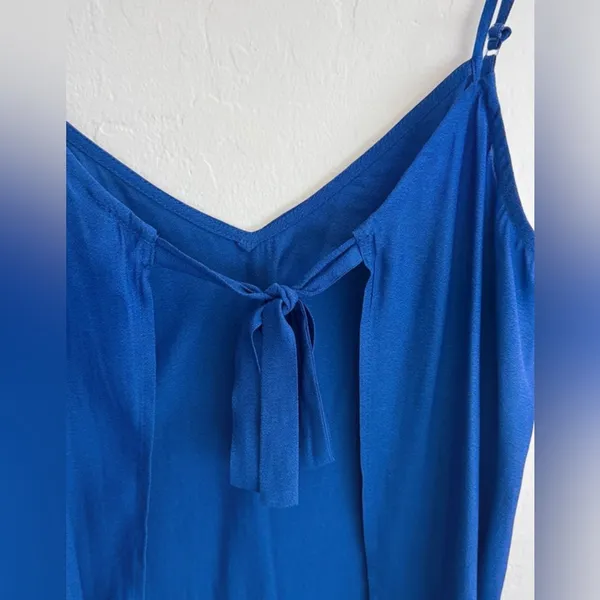 H&M Divided Royal Blue‎ V-Neck Cami Tank Top Size 4 - Image 6