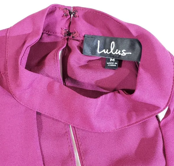 NWT Lulu's Chocker Magenta Swing Mini Dress. - Image 5