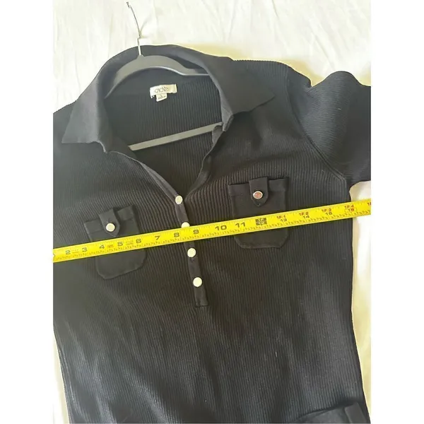 Cache Women's Size Large Short Sleeve Top - Image 4