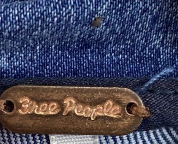 Free People Modern Femme Seamed Denim Mini Skirt - Image 3