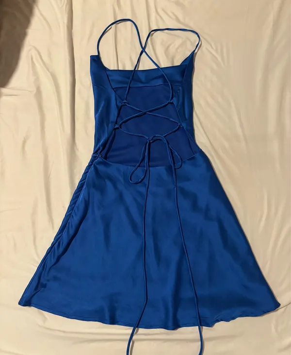 That’s So Fetch Blue Mini Dress - Image 2