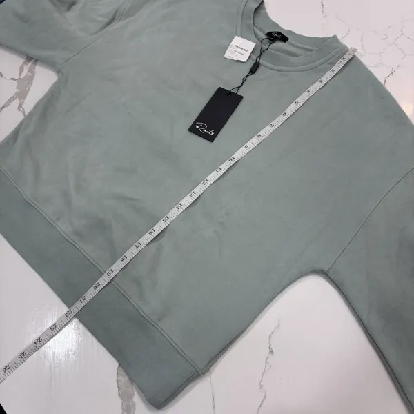 Rails Sweatshirt Womens Size Small Crewneck Pullover Light Seafoam NWT - Image 4