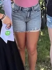 BKE Jean Shorts Distressed Hem - Image 3