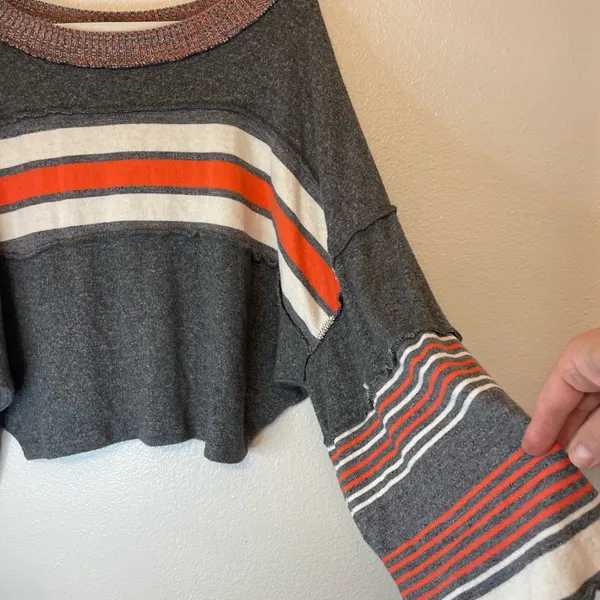 Free People Women’s Cooper Striped‎ Long-Sleeve T-Shirt Size XS - Image 8