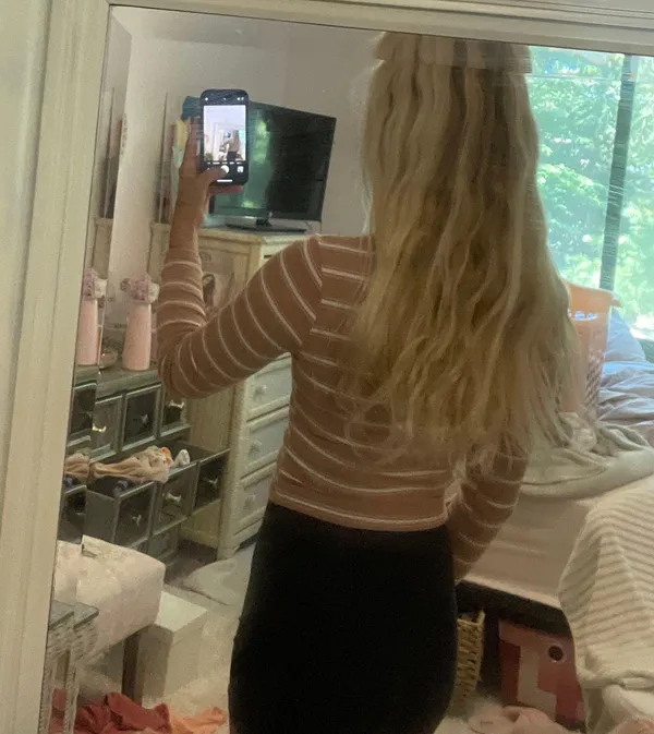 Long sleeve Striped  V neck - Image 4