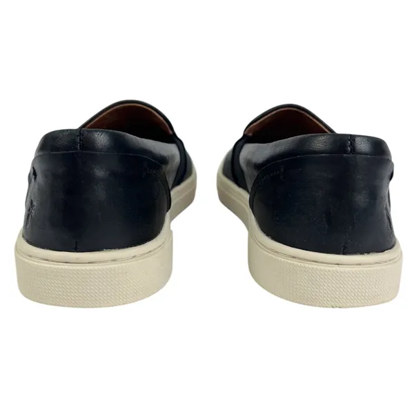 Frye Women's Ivy Black Leather Slip On Sneakers Casual‎ Shoes Size 6.5 - Image 6
