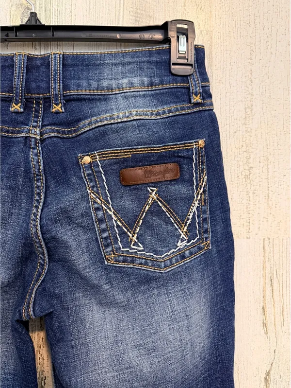 Wrangler Women’s Bootcut Jeans 5x34 Dark Wash Stretch Western Y2K - Image 9