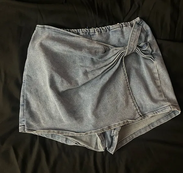 Denim skort Blue Size M - Image 2