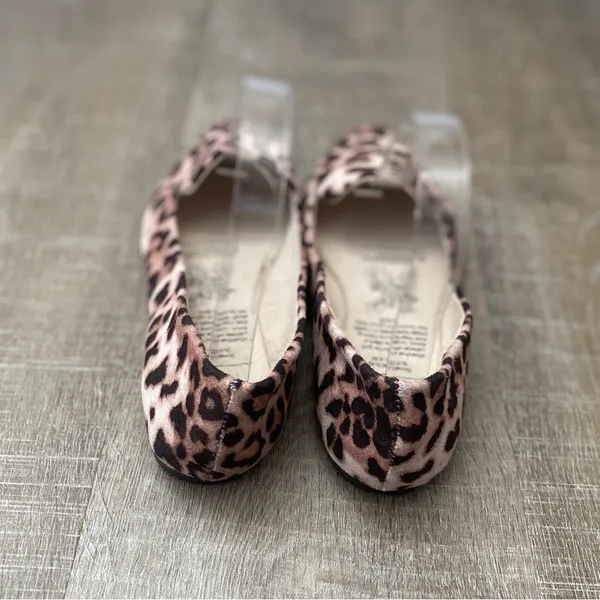 ROLLASOLE Into the Wild Leopard Print Flats Small (Fits 5.5-6.5) Packable Travel - Image 12